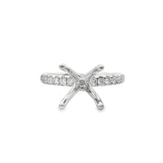 White Gold Diamond Engagement Ring