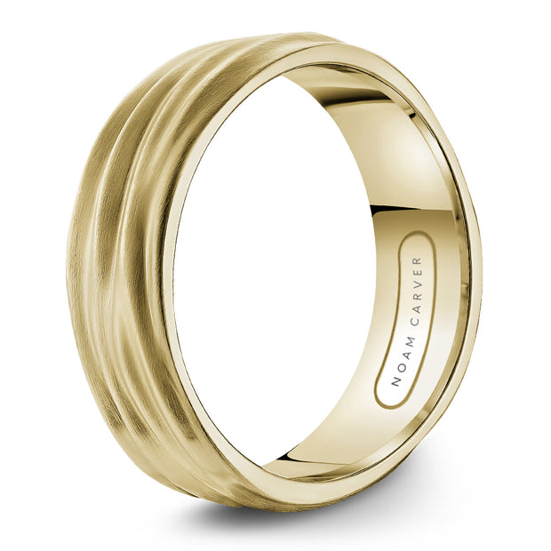 Noam Carver Men's "Brdal" Wedding Band