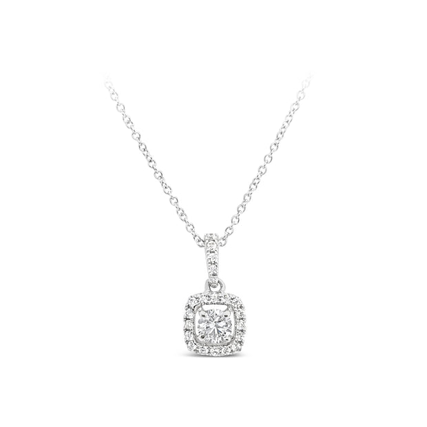 White Gold Diamond Fashion Pendant