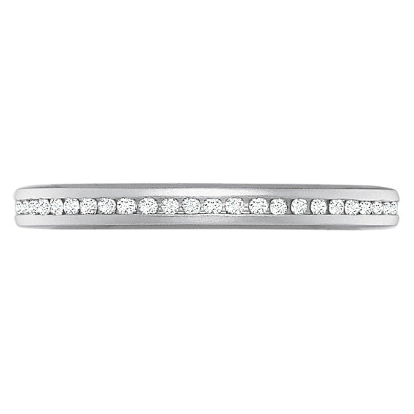 Precision Set Diamond Wedding Band