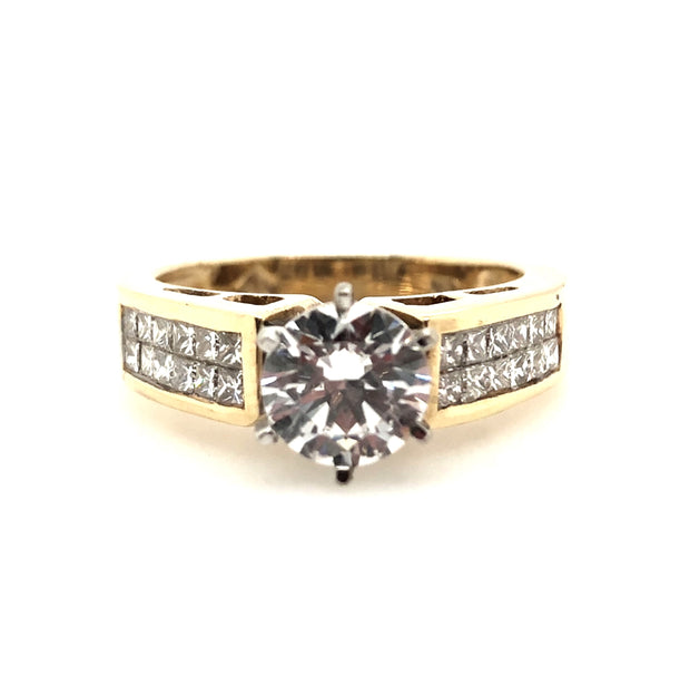 Yellow Gold Diamond Engagement Ring