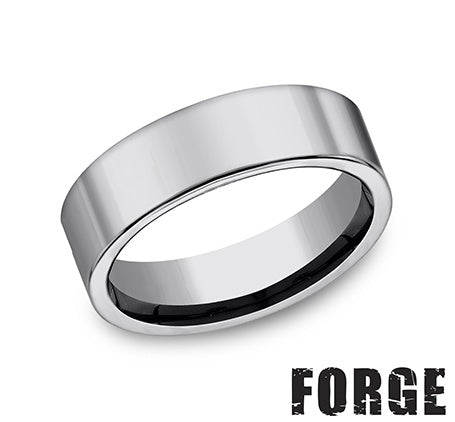 Benchmark Tungsten Men's Wedding Band