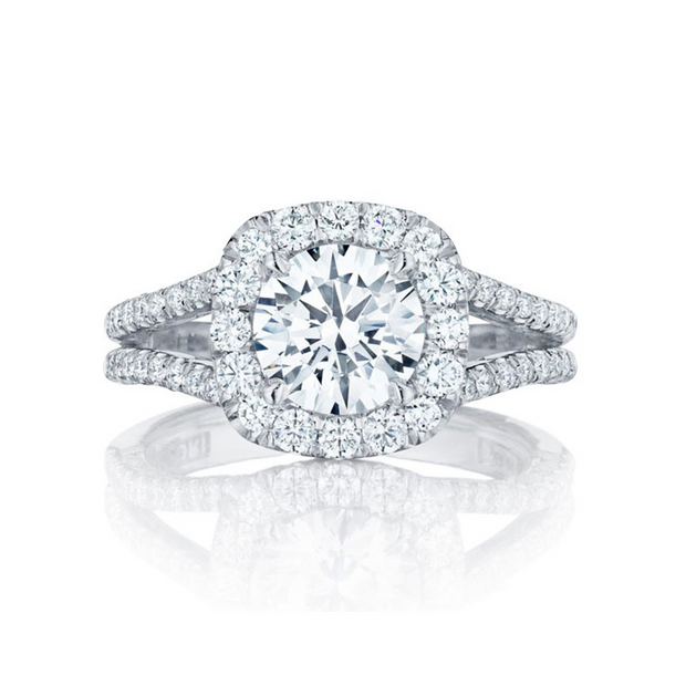 Tacori "Petite Crescent" Engagement Ring