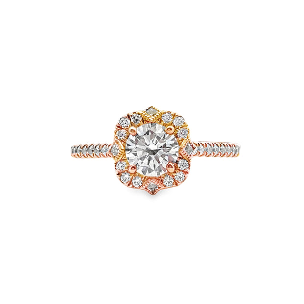 Padis Classique Halo Engagement Ring