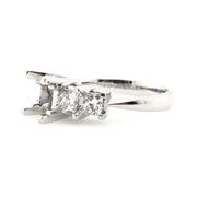 White Gold Diamond Engagement Ring