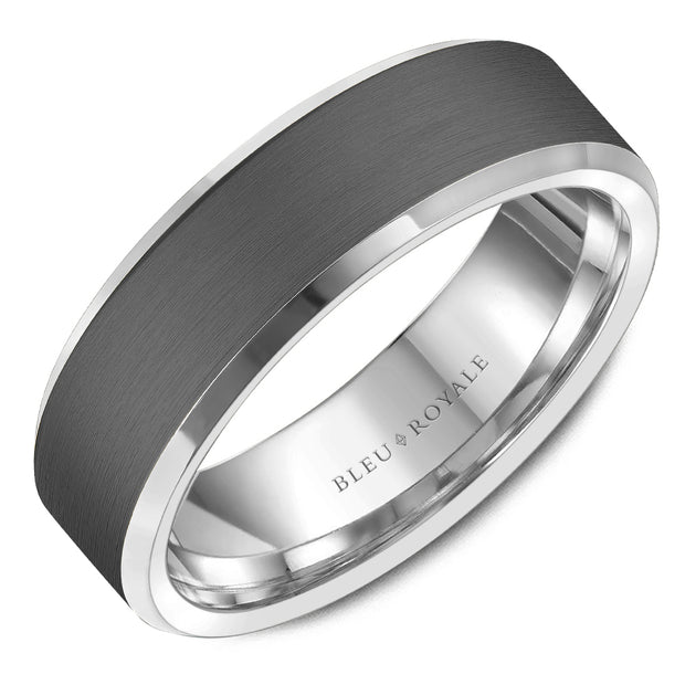 Bleu Royale "Tantalum" Men's Wedding Band