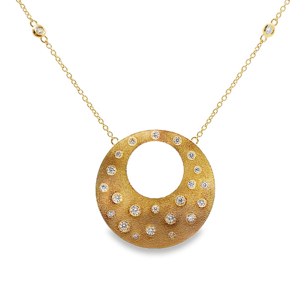 Yellow Gold Diamond Fashion Necklace