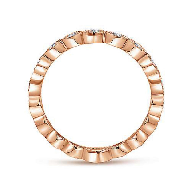GABRIEL & CO "Stackable" Eternity Band