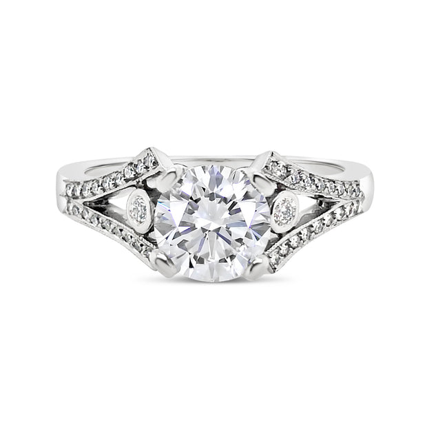 Michael Beaudry Diamond Engagement Ring