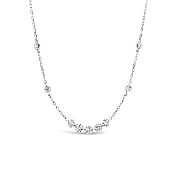 White Gold Diamond Fashion Necklace