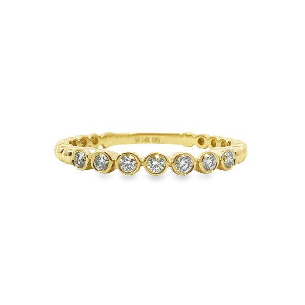 Yellow Gold Diamond Wedding Band