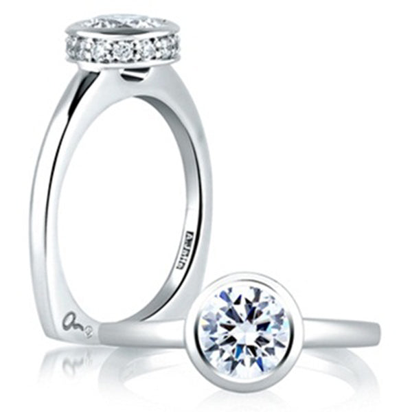 A. JAFFE Diamond Engagement Ring