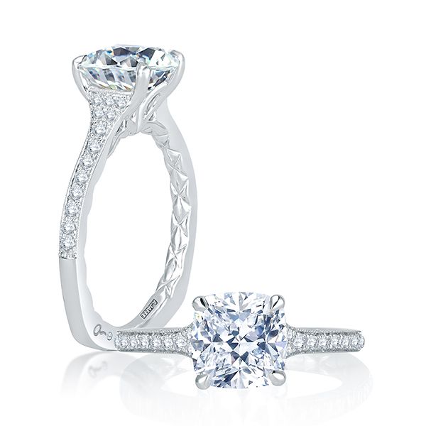 A. JAFFE Diamond Engagement Ring