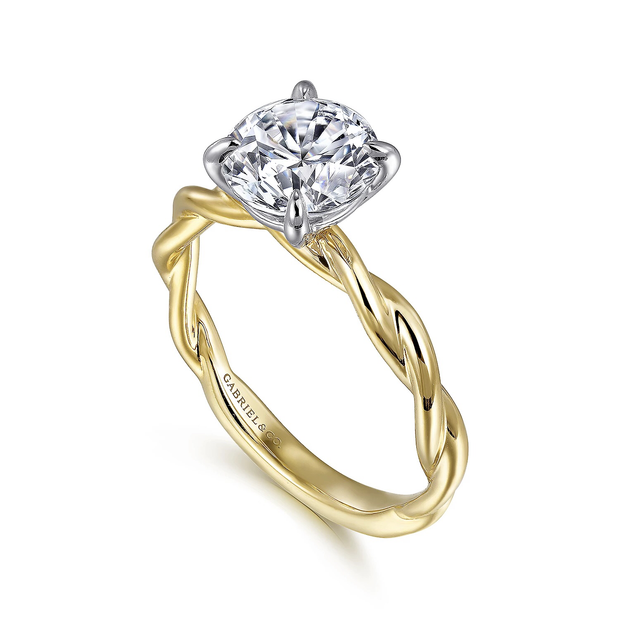 GABRIEL & CO "Classic" Engagement Ring