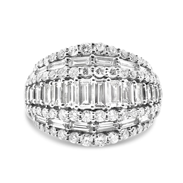 White Gold Diamond Fashion Ring