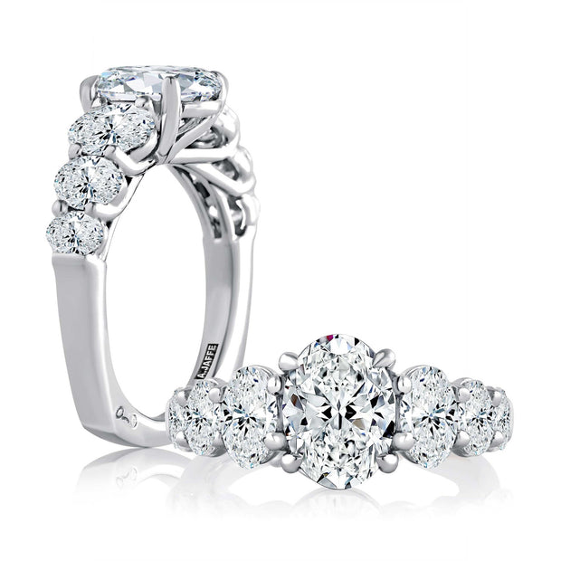 A. JAFFE Diamond Engagement Ring