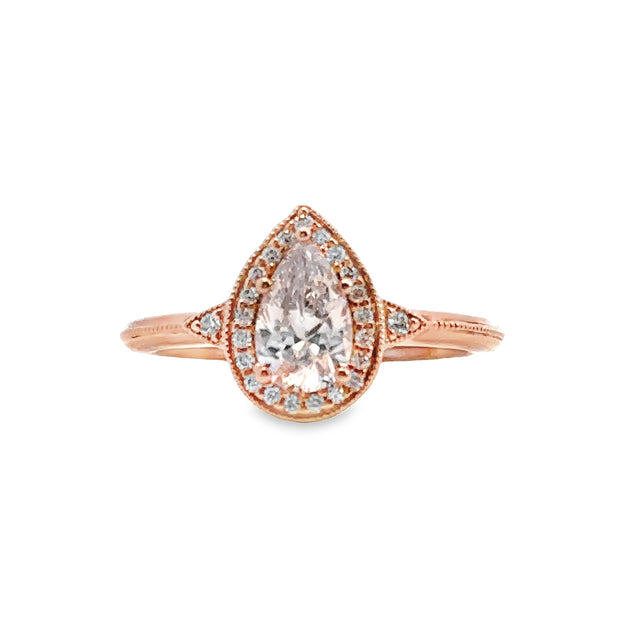 Padis Classique Halo Engagement Ring