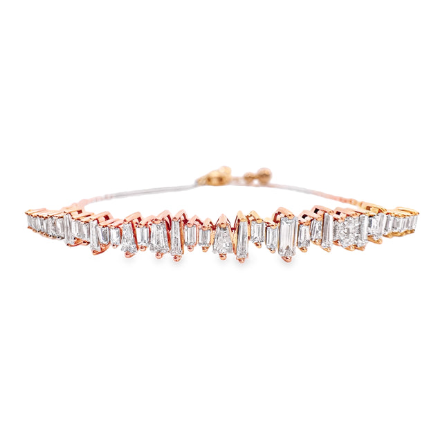 Rose Gold Diamond Fashion Bracelet