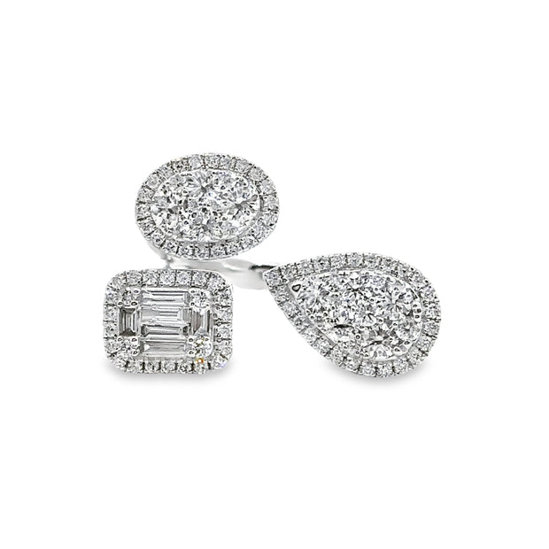 White Gold Diamond Fashion Ring