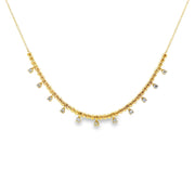 Yellow Gold Diamond Fashion Necklace