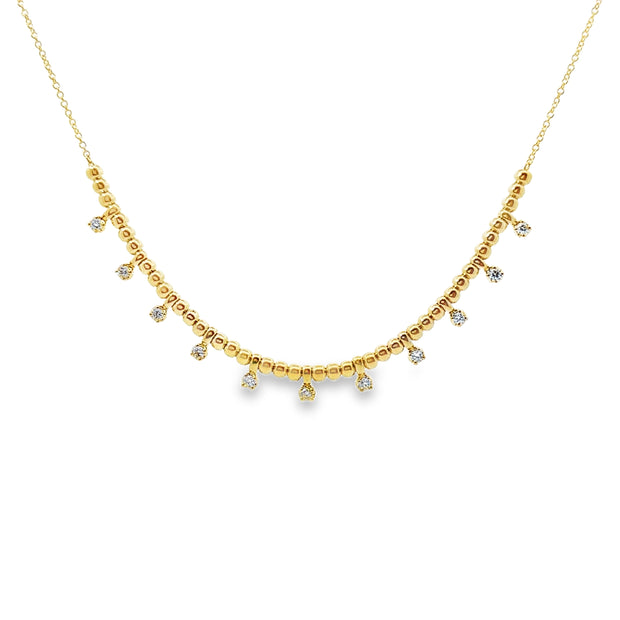 Yellow Gold Diamond Fashion Necklace