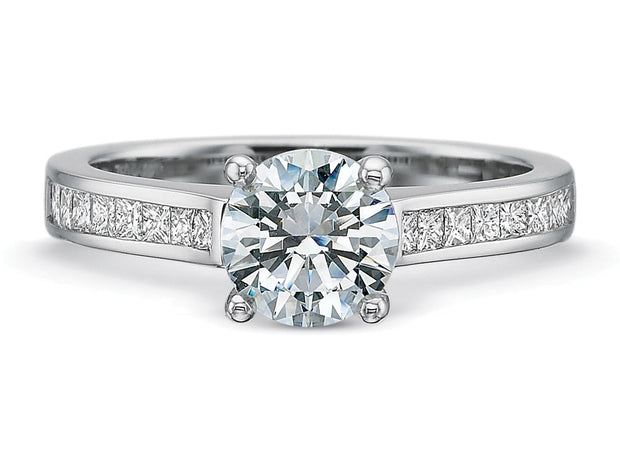 Precision Set Diamond Engagement Ring