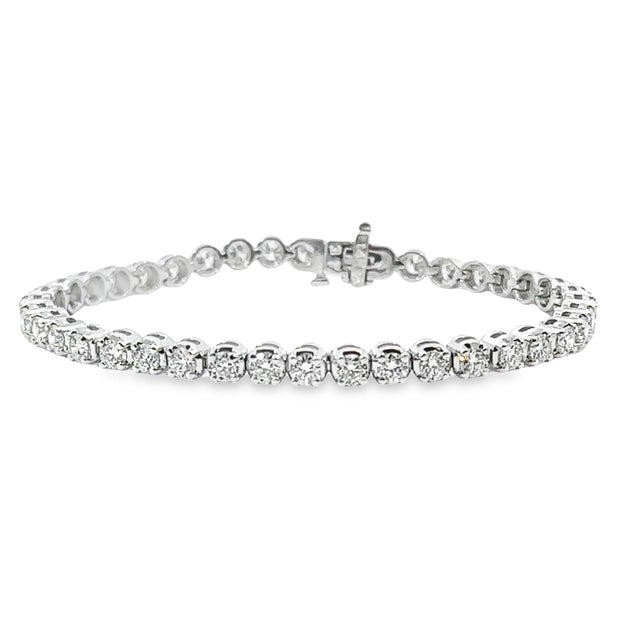 Forevermark White Gold 6.57 Cttw. Diamond Tennis Bracelet