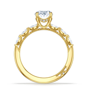 Tacori "Sculpted Crescent" Engagement Ring