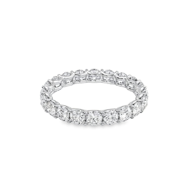 Lab Grown White Gold Diamond Eternity Band