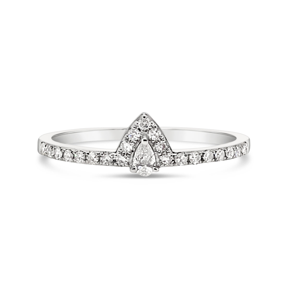 White Gold Diamond Fashion Ring