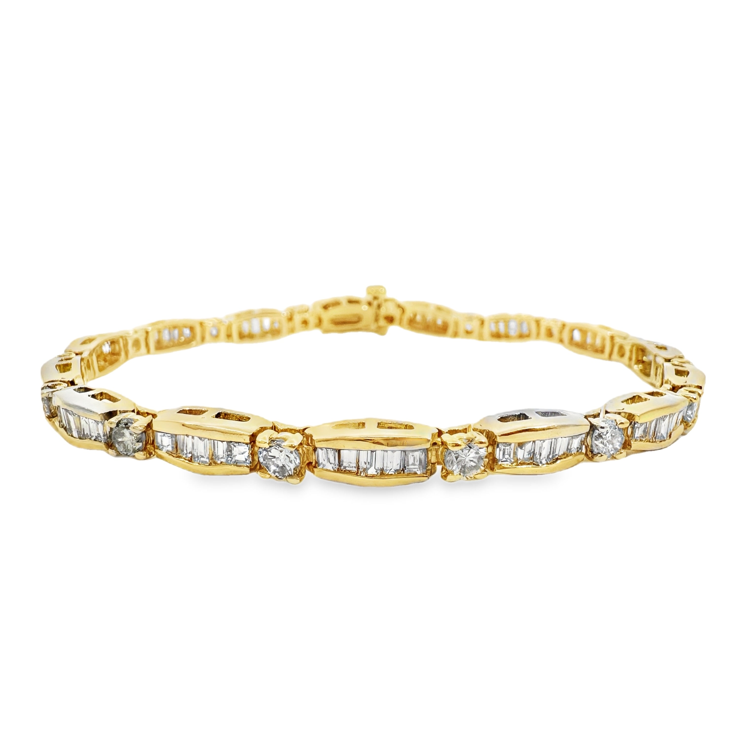 Yellow Gold Diamond Fashion Bracelet
