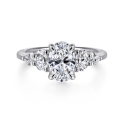 GABRIEL & CO "Contemporary" Engagement Ring