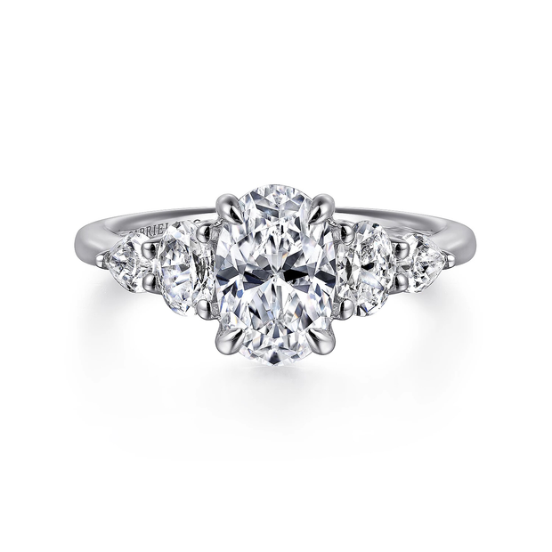 GABRIEL & CO "Contemporary" Engagement Ring