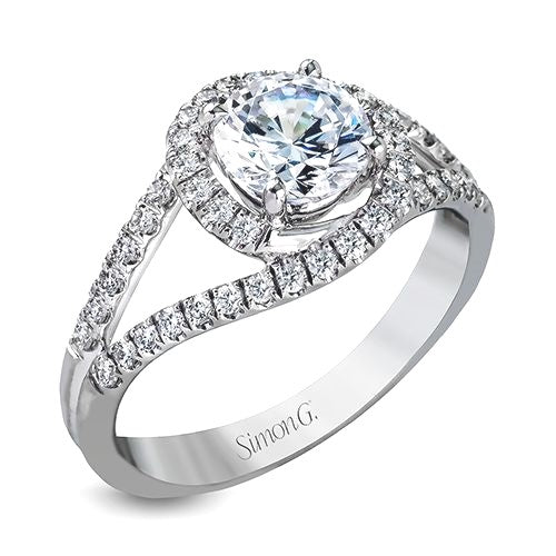 Simon G. "Passion" Halo Engagement Ring