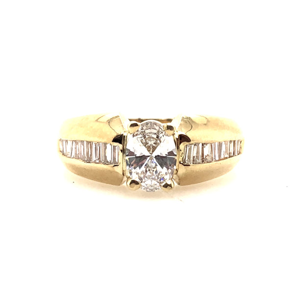 Yellow Gold Diamond Engagement Ring