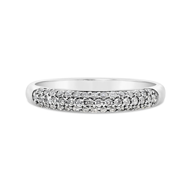 White Gold Diamond Wedding Band