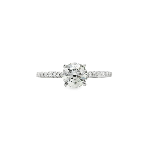 Lab Grown Platinum Diamond Engagement Ring